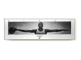 Michael Jordan - Wings - 23x72 Door Poster