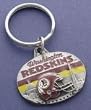 Washington Redskins Pewter Oval Keychain