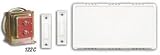 Heath Zenith 101 Basic Series, Wired Door Chime, Contractor Kit with Two Unlighted Push Buttons, Whi