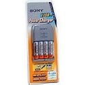 Sony Power Charger with 4x 1800mAh batteries
