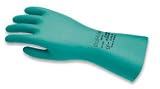 Best Price Ansell Sol-Vex 37-185 Nitrile Unlined Chemical Resistant Gloves, Sandpatch Grip, Straight Cuff, 18