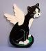 Cat Garden Angel Stake