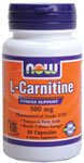 L-Carnitine by NOW Foods - Mental Fitness (500mg - 30 Capsules)