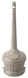 Patio Seated Outdoor Ashtray Beige