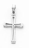 14k Polished Cross Pendant