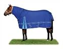Masta Check-Tech Light Fixed-Neck Turnout Rug-6'0 - Navy Blue