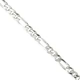 Silver 3 + 1 Metric Figaro Chain- 16 Inch / 40.5cm