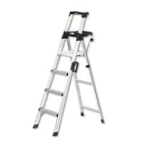 SAMSONITE/COSCO Six-Foot Lightweight Aluminum Folding Step Ladder with Leg Lock & Handle