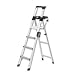6 ft. Premium Lightweight Aluminum Folding Step Ladder, Leg Lock & Handle (SMF2061AABLD)
