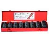 1 In Dr Impact Socket Set 6 Pt Deep SAE 8-Pc
