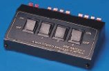Produkt-Bild: Lautsprecher Umschaltbox 4-fach * Umschaltpult f&uuml;r 4 Lautsprecher Paare -blau-