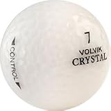 24 Mint White Volvik Crystal Used Golf Balls AAAAA - 2 Dozen