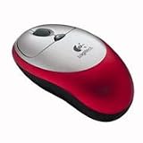 Logitech Cordless Click! Optical Mouse - Red