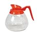 Classic Coffee ConceptsTM Glass Decanter Decaf 12 Cup Commercial, Orange Handle
