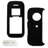 LG Env VX9900 Cell Phone Black Texture/Rubber Feel Protective Case Faceplate Cover