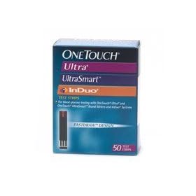 One Touch Ultra UltraSmart Induo Test Strips Lifescan 50/Box