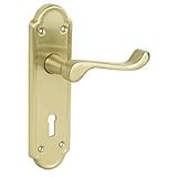 Review Urfic  / Ashworth Backplate Satin Brass Lever Lock