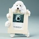 Poodle, White (2 1/2x3 1/2) Small Picture Frame
