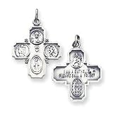 Sterling Silver Four-Way Medal