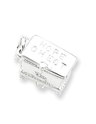 Sterling Silver Hope Chest (Opens) Charm QC4247"