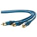 Acoustic Research AP091 3-Piece, 6-Foot Red/Blue/Green Component Video Molded Connectors