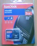 Sandisk 2gb Micro SD 3in 1 kit in retail packaging