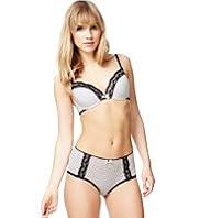 Limited Collection Circle Print Padded A-DD Bra with Modal