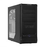 Cooler Master Elite 330U RC-330U-KWN1-BK Midi-Tower PC Geh&auml;use (Micro-ATX/ATX, 4x 5,25 externe HDD, 7x 3,5 interne HDD, 2x USB 2.0) schwarz