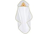 Carters Whos Inside Hoody Towel WHITE