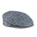 Donegal Herringbone Tweed Caps - Grey