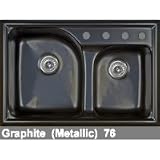CorStone Avondale Advantage 3.2 Double Bowl Kitchen Sink with Two Faucet Holes 24-2-76