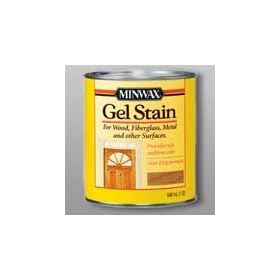 Minwax 66060 1 Quart Gel Stain Interior Wood, Walnut