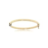Solid 14KT Yellow Gold Bangle Bracelet - Square Tube