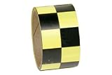 Checkerboard Hazard Tape - Yellow/Black