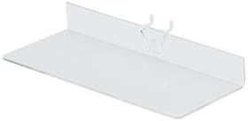 Box of 4 New Retails Acrylic Clear Shelves for Pegboard 9"L x 4"W