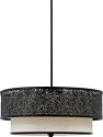 Utopia Rod Hung 3-Light Pendant Chandelier