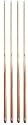 Set of 4 Valley House Bar Pool Cue Sticks