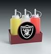 Oakland Raiders Party Animal Condiment Caddy Caddie NFL Football Fan Shop Sports Team Merchandise