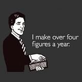 someecards: Four Figures - Funny T-Shirt