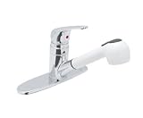 Huntington Chrome White 8 Kitchen Faucet