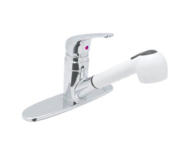 Huntington Chrome White 8 Kitchen Faucet