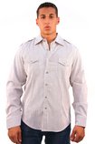 7 DIAMONDS - SM188-WHITE-OFFICIALLY YOURS L/S SHIRT--M