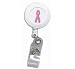 Prestige Medical Pink Ribbon Retractable Badge Holder