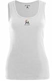 Miami Marlins Womens Fan Tank Top (White) - Large
