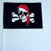 12 Small Pirate Flags