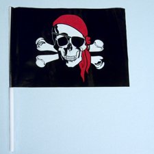 12 Small Pirate Flags