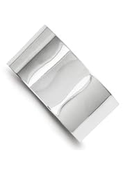 Sterling Silver 30mm Fancy Cuff Bangle Bracelet Made in Italy