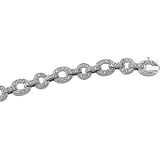 14K White Gold Diamond Bracelet