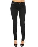 Luxirie by LRG - Luxirie by LRG The Lux Roots Tapered Jean in Jet Black,Denim for Women