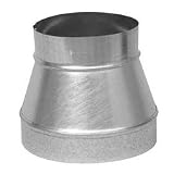 Buy Imperial Manufacturing GV1749 26-gauge Galvanized Furnace Pipe Reducer 6x3 by Imperial